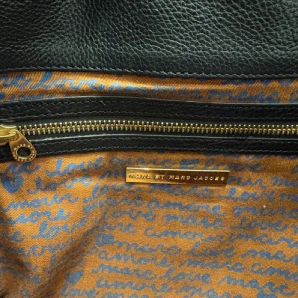 Marc by Marc Jacob's Black Leather large clutch with dust bag - Picture 7 of 9